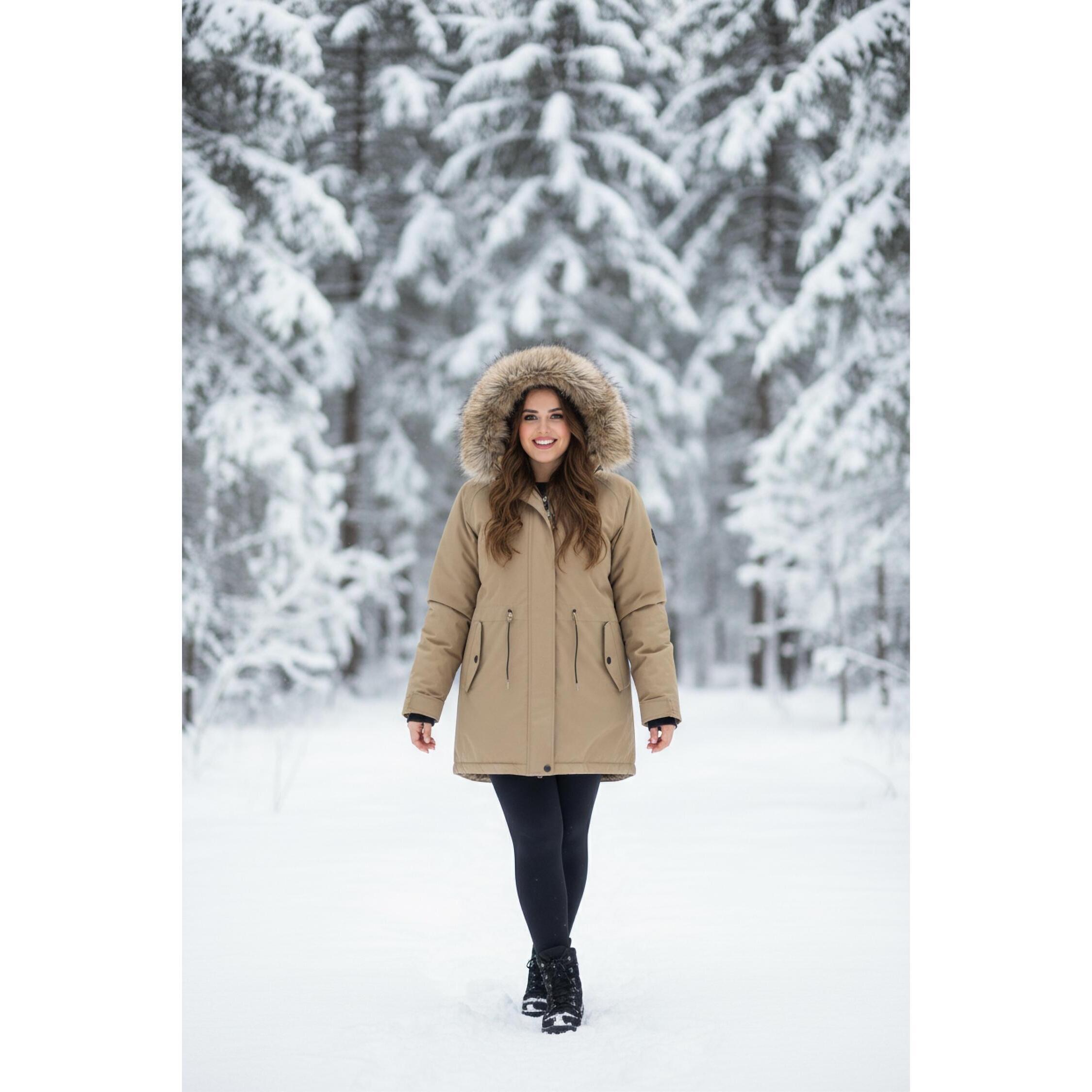 New Columbia Little Si Insulated Parka In Camel